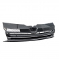 Preview: Upgrade Sportgrill / Kühlergrill ohne Emblem für Volkswagen T5 GP (Facelift) 10-15 schwarz Hochglanz